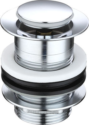 Modern Home Brass Drain Overflow Click Clack Pop Up Bassin Sink Despejo Resíduos para Banheiro
