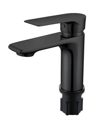 Metal Matt Negro Banheiro Bacia Mixer torneira de alavanca única