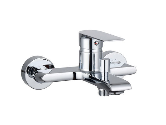 Banho de alavanca única ou misturador de chuveiro banheiro torneira de cobre cromado água fria e quente projetado OEM moderno