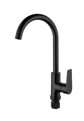Matt Black Brass Tubos de Lavatório de Cozinha Frio E Quente OEM Single Lever