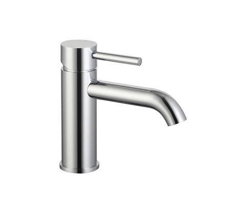 Frigorífico de água quente e fria OEM Tubina de mistura de banheiro de alavanca única de cobre cromo