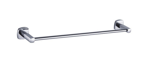 Brass Single Towel Bar Holder Acessórios de banheiro Chrome OEM Brass Base Quadrado Com Curva