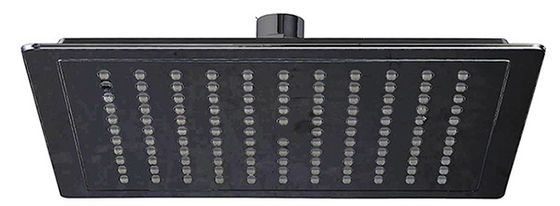 Large Size Quadrado chuveiro de chuva Matt Coluna de banheiro preto OEM ABS Plástico