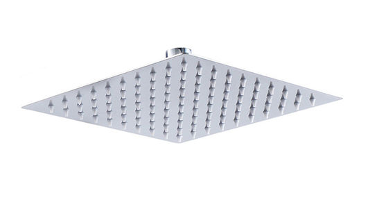 8&quot; 10&quot; 12 Quadrado Chuveiro de chuva cabeça OEM SUS304 aço inoxidável Chrome Coluna de banheiro