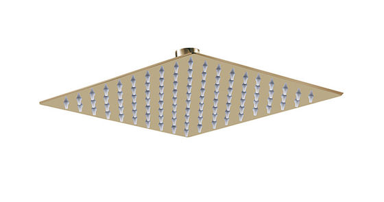Chuveiro de chuva de aço inoxidável SUS304 Quadrado Coluna de banheiro de cor dourada 8 &quot; 10 &quot; 12 &quot; OEM