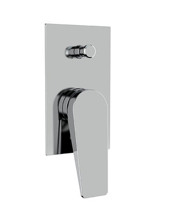 Máquina de mistura de banho ou chuveiro de alavanca única escondida em construção em parede com desvio de banheiro de chumbo de latão chuveiro de chuva de chuveiro OEM