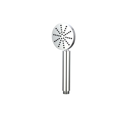 Chuveiro de mão de latão para coluna de chuveiro banheiro bico redondo de silício OEM
