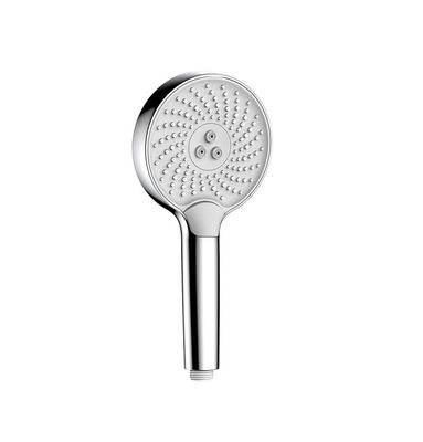 Duchas de mão de coluna de cromo branco bico de silício líquido bico redondo fácil de limpeza OEM