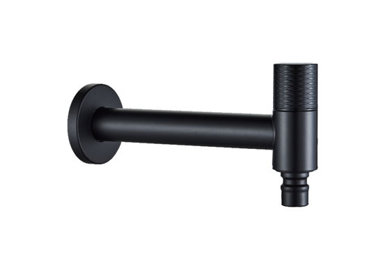Misturador de torneira de água fria SUS304 Bibcock Long Spout Montagem de parede única