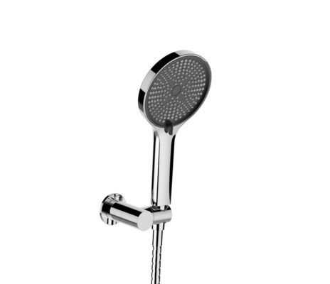 Manutenção de mangueira de chuveiros de mão de cromo ABS plástico 3 função