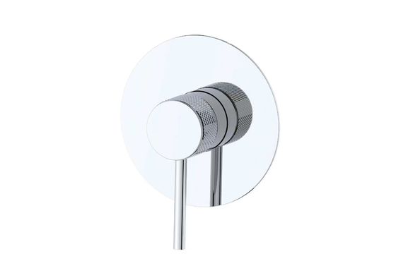 Aplicação de uma única alavanca na parede misturador de banho e chuveiro oculto anulado agarrar torneira de banho cromo torneira de bronze OEM