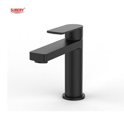 Metal Matt Negro Banheiro Bacia Mixer torneira de alavanca única