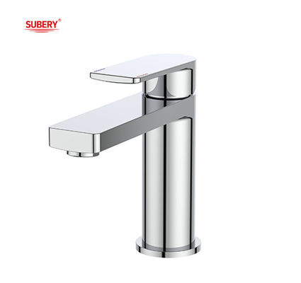 Cromo Brass Banheiro Banho Mixer torneiras de água fria e quente OEM alavanca única