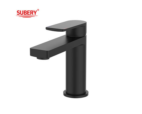 Metal Matt Negro Banheiro Bacia Mixer torneira de alavanca única