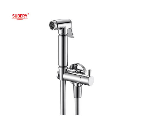 Banheiro Toalha OEM Shattaf Conjunto Brass Holder Brass Valve PVC mangueira 1.50m