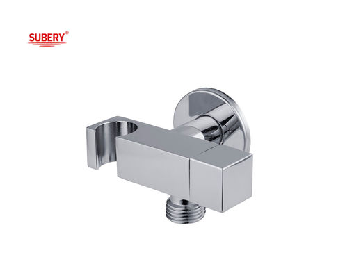 Brass Shattaf Holder Valve Handle Bidet Duche Sprayer Holder Banheiro Banheiro Chrome Quadrado OEM