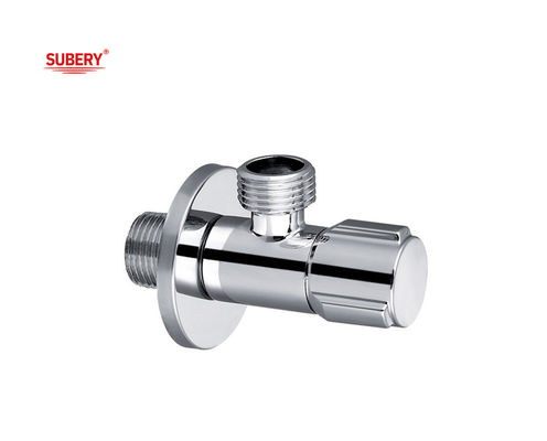 Válvula triangular de latão G1/2 &quot;Fio Corpo de latão ABS Máquina OEM