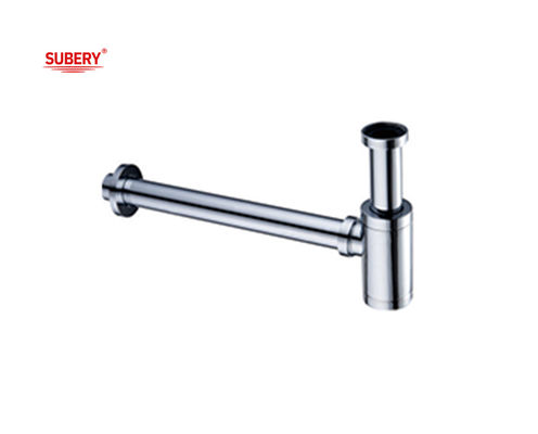 Lava-louça Sifão Banheiro Lava-louça Bacia de drenagem Chrome OEM