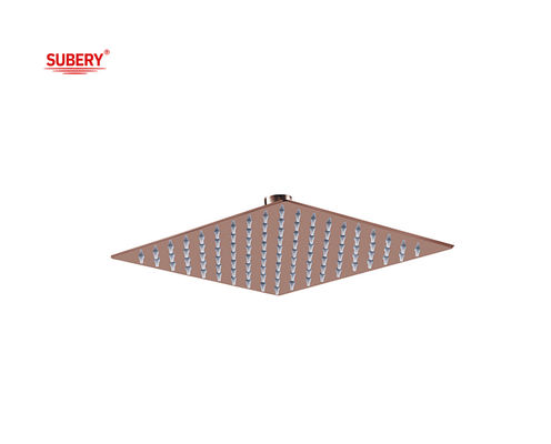 Quadrado Rosa Dourado Coluna de banheiro chuveiro 8 &quot; 10 &quot; 12 &quot; OEM SUS304 aço inoxidável
