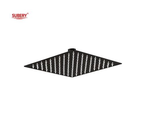 SUS304 Aço Inoxidável Chuveiro Quadrado Matt Negro Coluna de Banho 8&quot; 10&quot; 12&quot; OEM