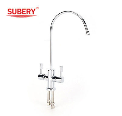 Garrafa de cozinha torneira de água potável aço inoxidável 304 escovado Garrafa de torneira dupla dupla para purificador de água de cozinha