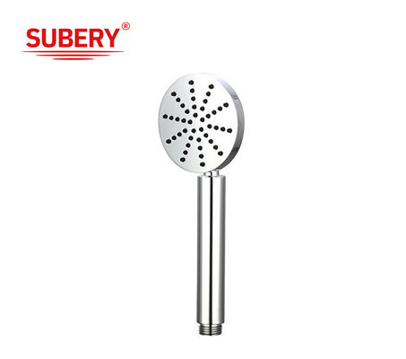 Chuveiro de mão de latão para coluna de chuveiro banheiro bico redondo de silício OEM