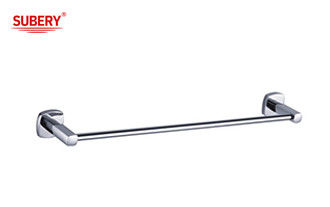 Brass Single Towel Bar Holder Acessórios de banheiro Chrome OEM Brass Base Quadrado Com Curva