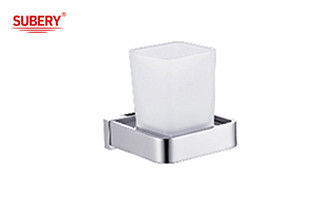 Brass sing tumbler holder banheiro de vidro de alta qualidade cor cromada OEM nobel brass mounting piece base de latão
