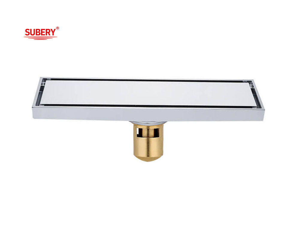 Brass Long Drain For Bathroom Floor Cromo 200 X 800mm 300 X 800mm