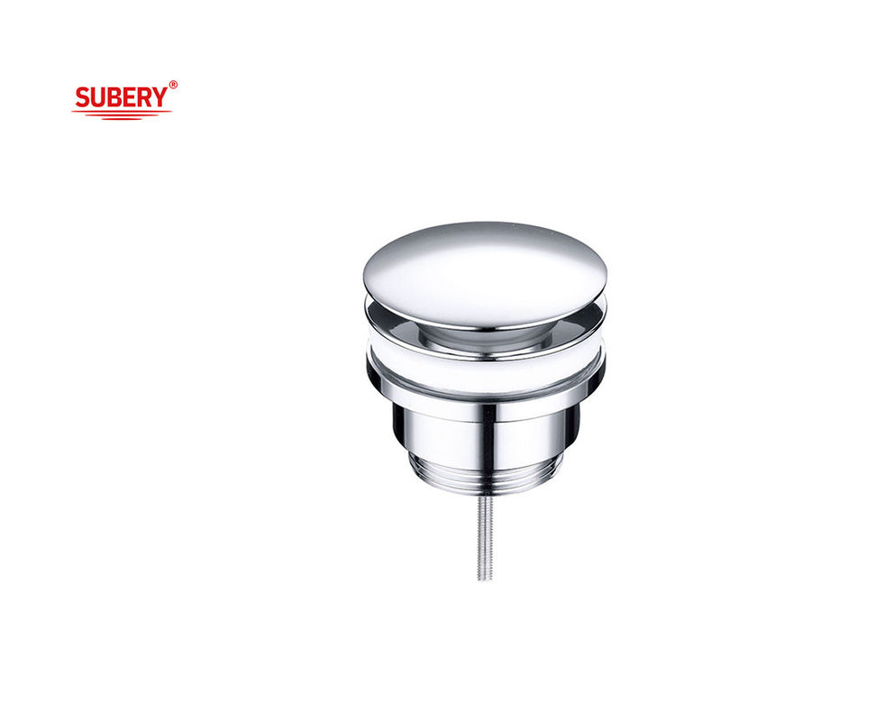 Bacia de drenagem de cobre tampão de drenagem vaidade recipiente de drenagem de resíduos pop up drenagem de banheira de banheiros resíduos cromo OEM