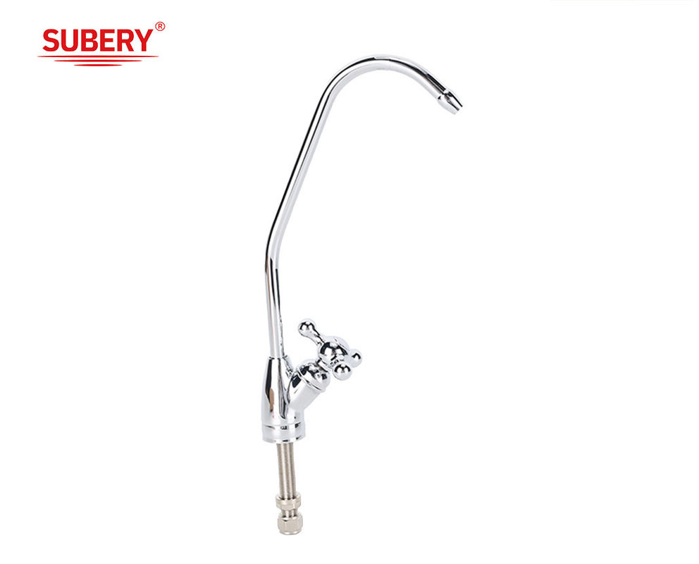 ODM Single Lever Alta Bacia Mixer torneira Banheiro Cromo Brass Long Handle torneira de água quente e fria