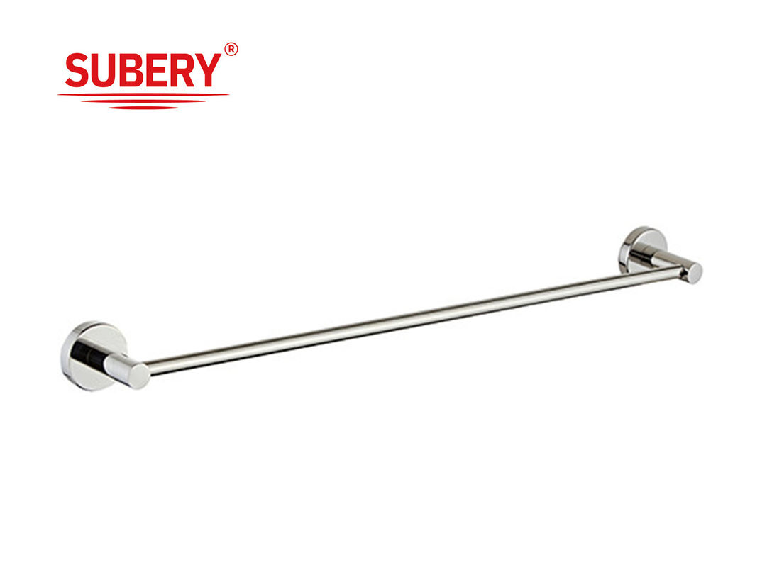 Banheiro de luxo toalha única barra banheiro toalha gancho parede montada aço inoxidável SUS304 porta-toalhas rack rail